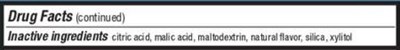 Inactive Ingredients Panel (Inactive Ingredients)
